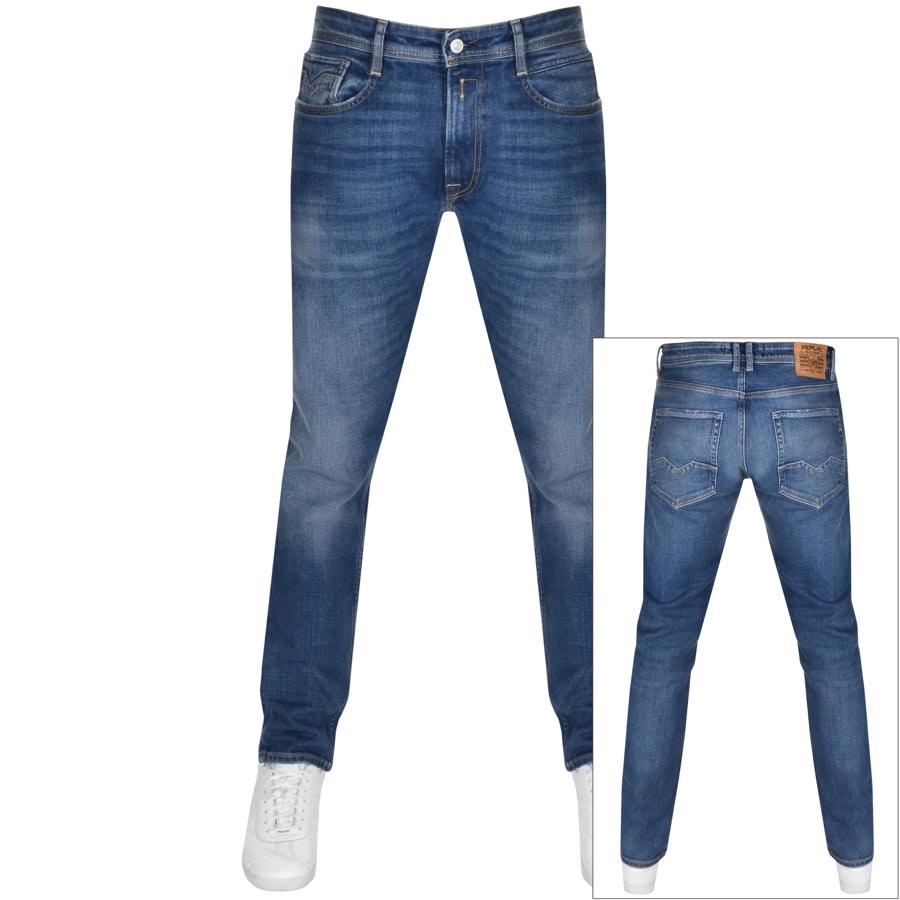 Alternative Image for ProductReplay Comfort Fit Rocco Jeans Blue1